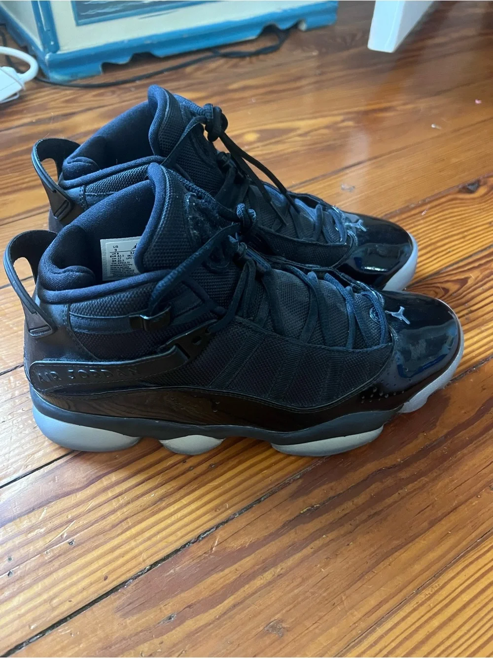 Jordan 6 Rings “Black Ice” Men’s High-Top Air Jordans